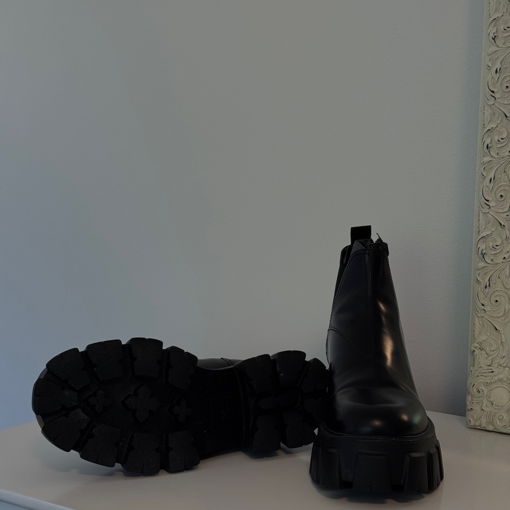 Prada Black Ankle Boots